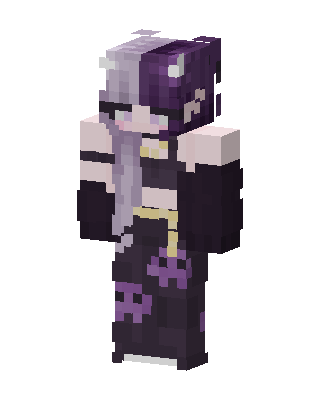 Violet Hex Minecraft anime skin