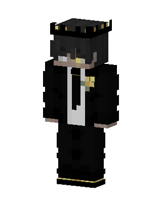 Crowned Tuxedo Boy Minecraft skin