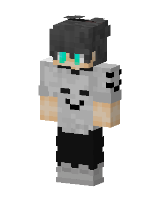 Teal Eyed Gamer skin, 3D preview