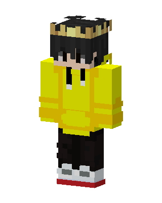 Golden Crown Hoodie Minecraft skin