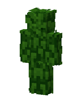 Leaf Bush skin, 3D preview