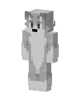 Gray Animal Minecraft cute skin