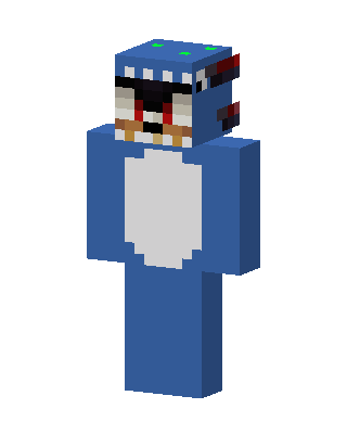 Blue Hero Boy skin, 3D preview