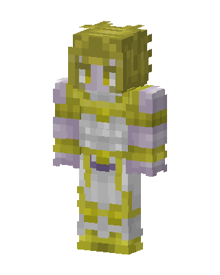 Golden Goddess skin, 3D preview