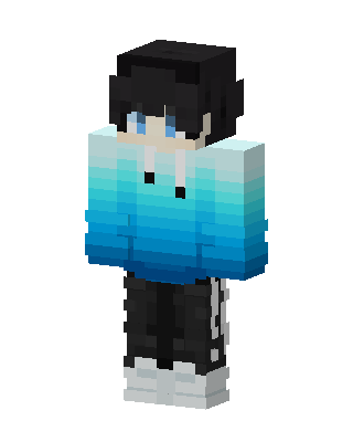 Blue Anime Boy Minecraft skin