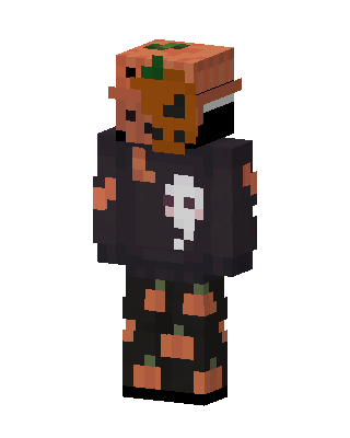 Pumpkin Ghost Minecraft skin