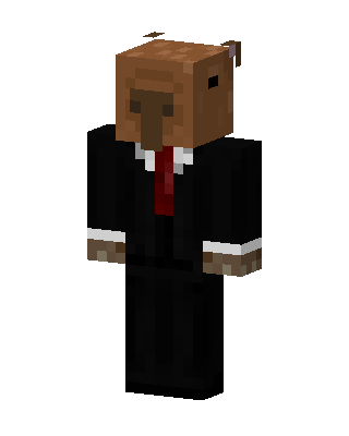 Capybara In Suit Minecraft skin
