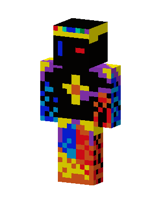 Rainbow Shadow skin, 3D preview