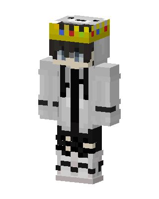 White King Minecraft white skin