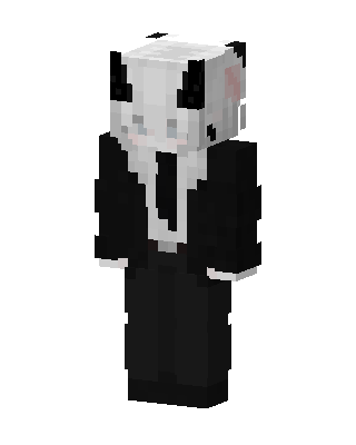 Panda Suit skin, 3D preview