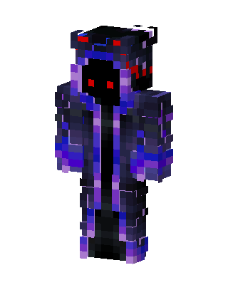 Black Masked Villain Boy skin, 3D preview