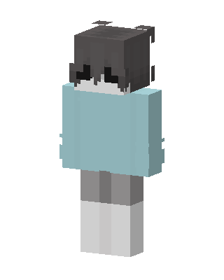 Cozy Sweater Boy skin, 3D preview