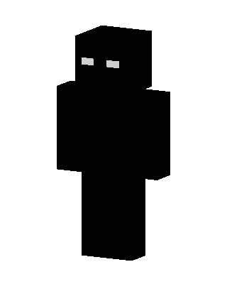 Black Villain Boy Minecraft Enderman skin