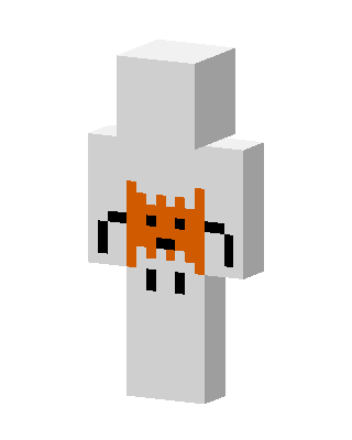 Pumpkin Ghost skin, 3D preview