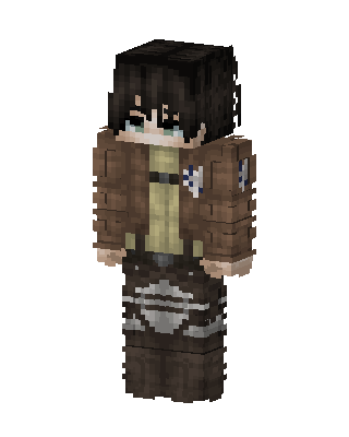 Eren Yeager skin, 3D preview