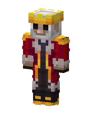 Hamster King Minecraft red skin