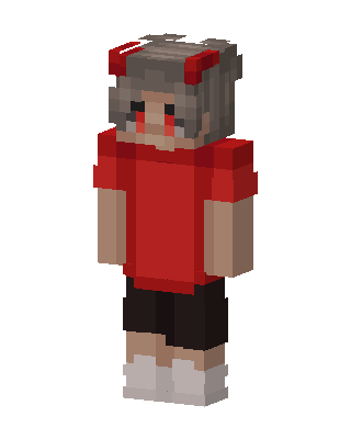 Red Devil Boy skin, 3D preview