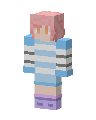 Pastel Stripes skin, 3D preview