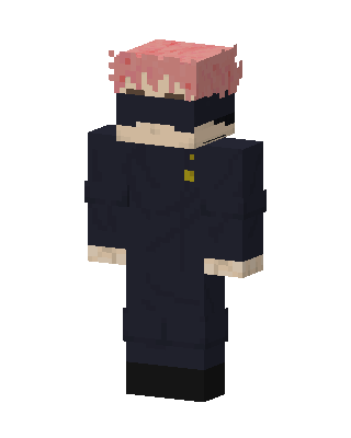 Yuji Itadori skin, 3D preview