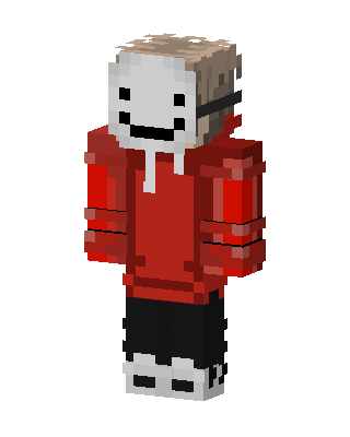 Red Hoodie Smiley Minecraft skin