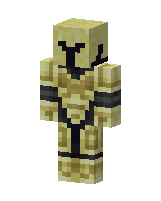 Golden Spartan skin, 3D preview