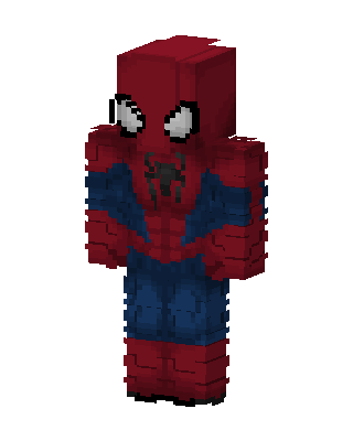 Spider-Man skin, 3D preview