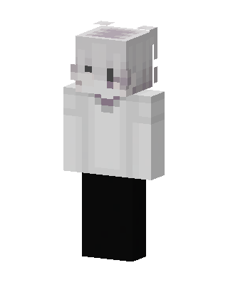 Pale Axolotl Boy skin, 3D preview