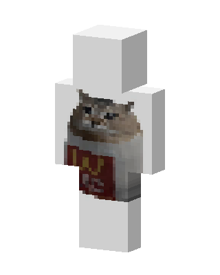 Fat Cat Meme skin, 3D preview