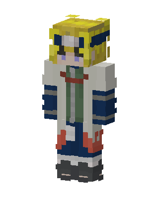 White Anime Girl Minecraft skin