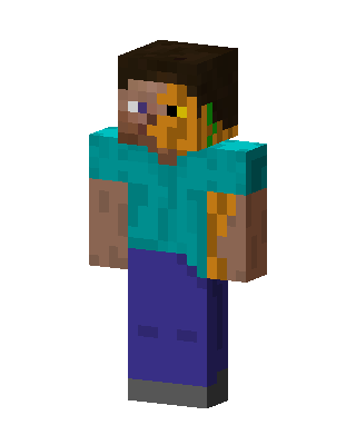 Teal Mob Boy skin, 3D preview