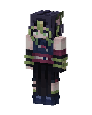 Black Student Girl Minecraft skin