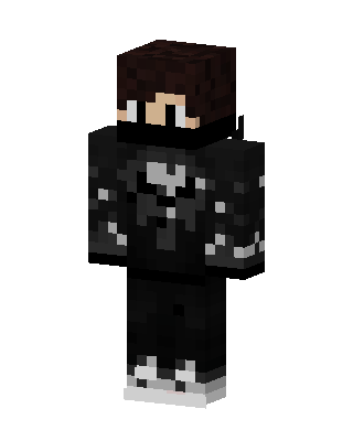 Black Player Boy skin, 3D preview