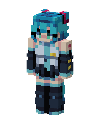 Hatsune Miku Minecraft skin