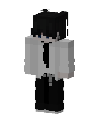 Dark Suit Boy skin, 3D preview
