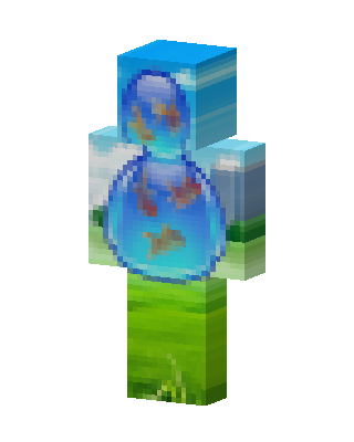 Blue Spaceman skin, 3D preview