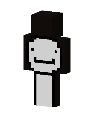 Black Mob Boy skin, 3D preview