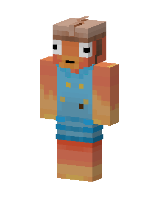 Fishstick skin, 3D preview