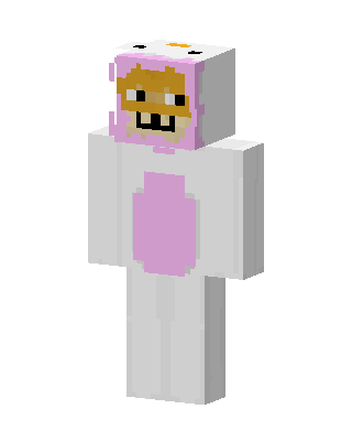 Bunny Onesie skin, 3D preview
