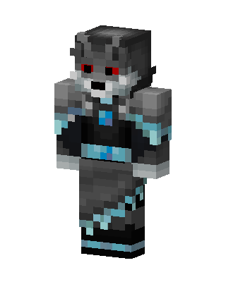 Frost Wolf skin, 3D preview