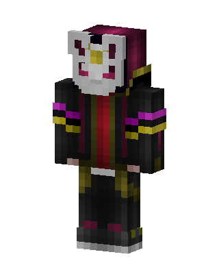 Black Masked Villain Girl Minecraft skin