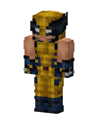 Wolverine skin, 3D preview