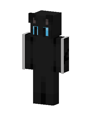 Black Villain Minecraft Enderman skin