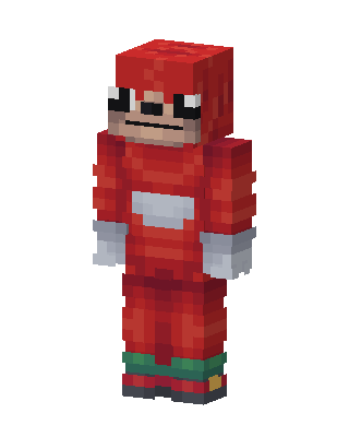 Ugandan Knuckles Minecraft skin