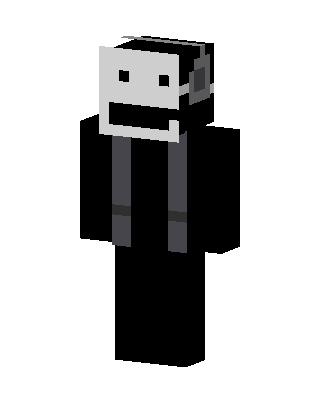 Black Masked Villain Boy Minecraft skin
