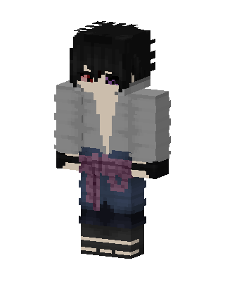 Sasuke Uchiha skin, 3D preview