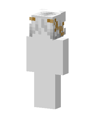 White Haired Ghost skin, 3D preview