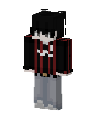 Crimson Stripe skin, 3D preview