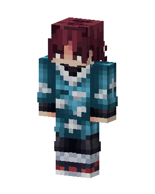 Tanjiro Kamado skin, 3D preview