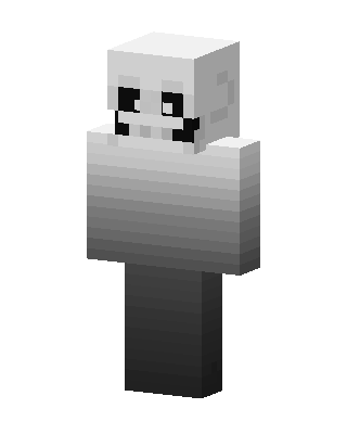 Gray Skeleton skin, 3D preview