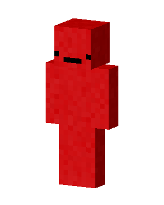 Red Blob skin, 3D preview